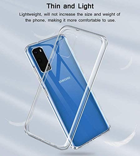 Samsung Galaxy S20 Gel Case Clear Ultra Slim Silicone - SmartPhoneGadgetUK