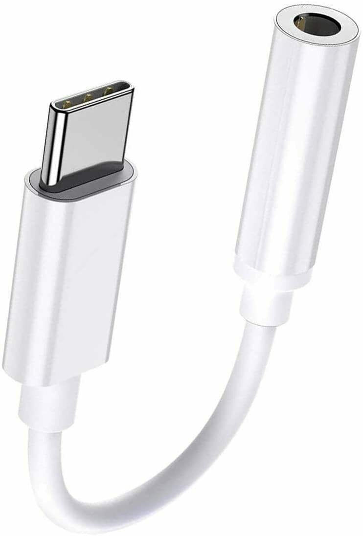 Samsung Galaxy S20 - Type C To 3.5 MM Jack Aux Headphone Adapter Audio Cable - SmartPhoneGadgetUK
