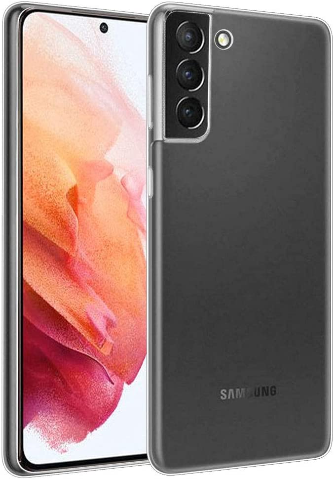 Samsung Galaxy S21 Gel Case Soft Transparent TPU Clear Ultra Slim Silicone - SmartPhoneGadgetUK