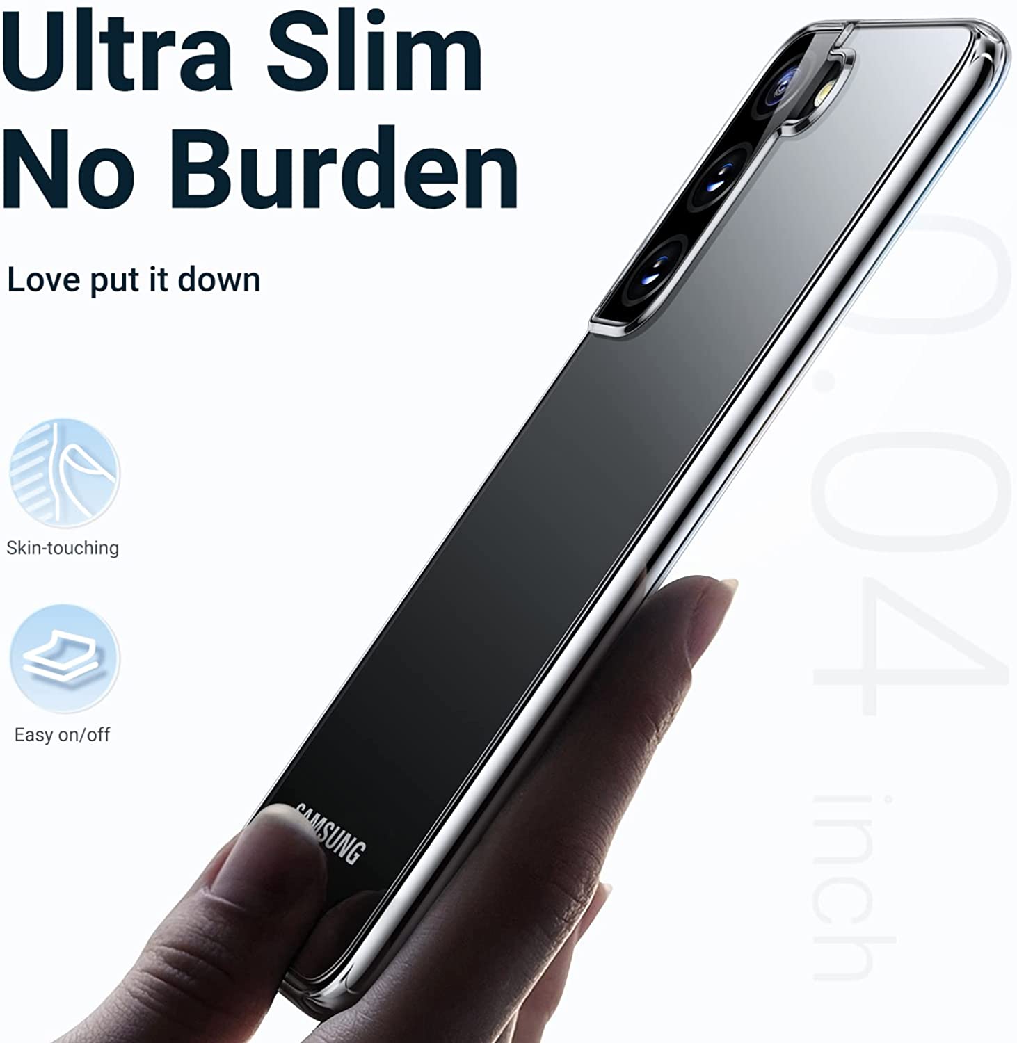 Samsung Galaxy S22+ 5G Gel Case Soft Transparent TPU Clear Ultra Slim Silicone - SmartPhoneGadgetUK