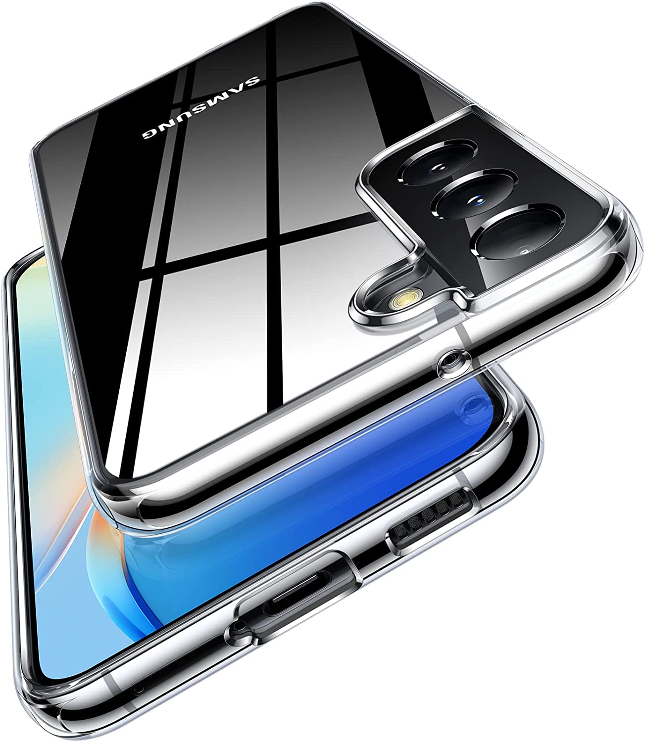 Samsung Galaxy S22+ 5G Gel Case Soft Transparent TPU Clear Ultra Slim Silicone - SmartPhoneGadgetUK