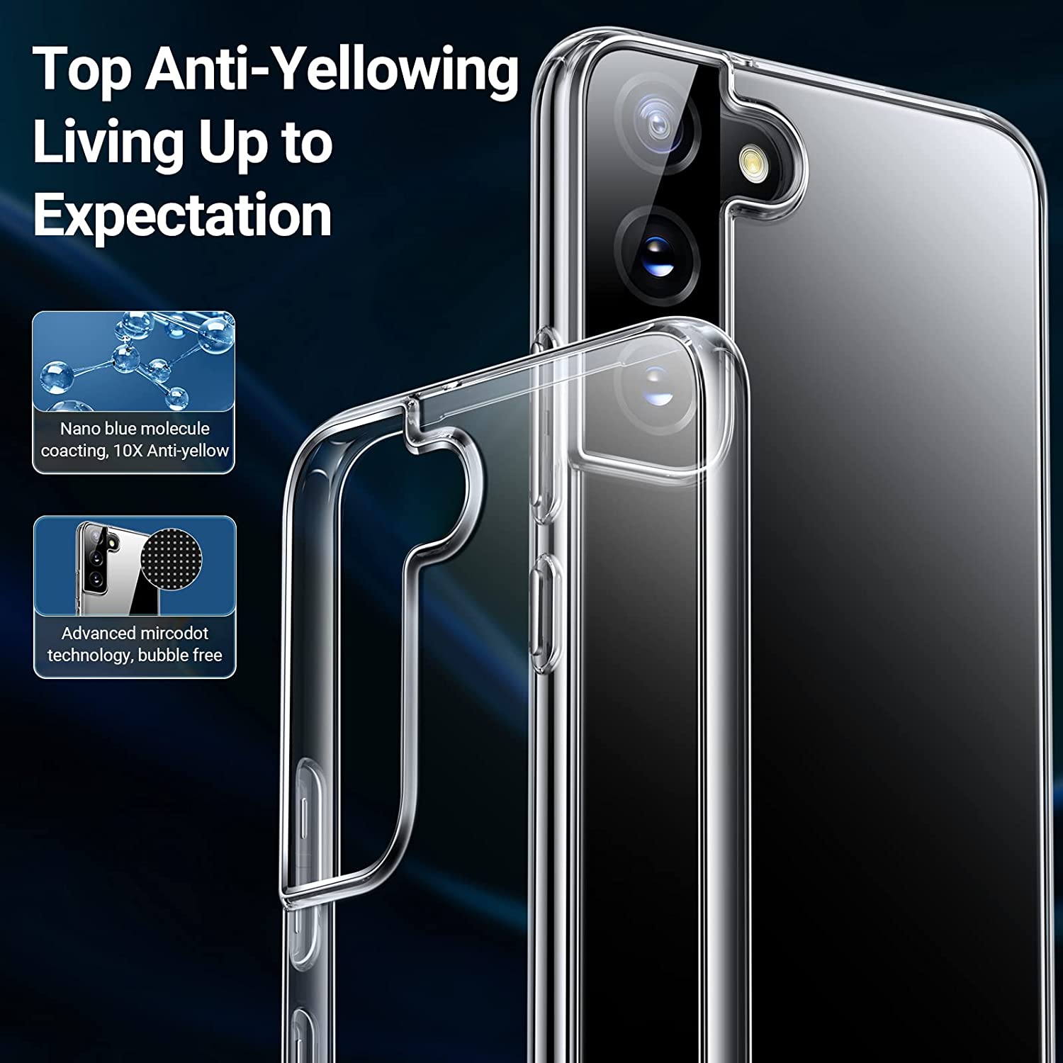 Samsung Galaxy S22 5G Gel Case Soft Transparent TPU Clear Ultra Slim Silicone - SmartPhoneGadgetUK