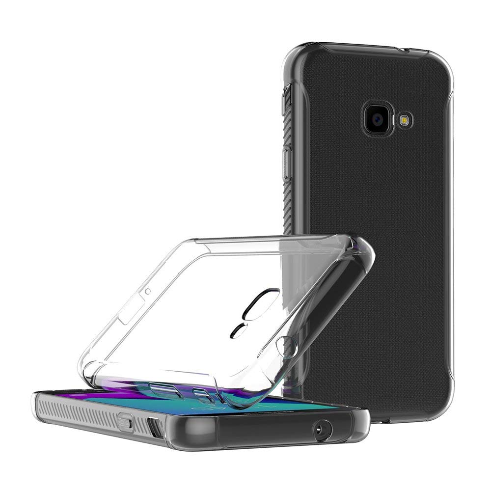 Samsung Galaxy Xcover 4S Gel Case Clear Ultra Slim Silicone - SmartPhoneGadgetUK